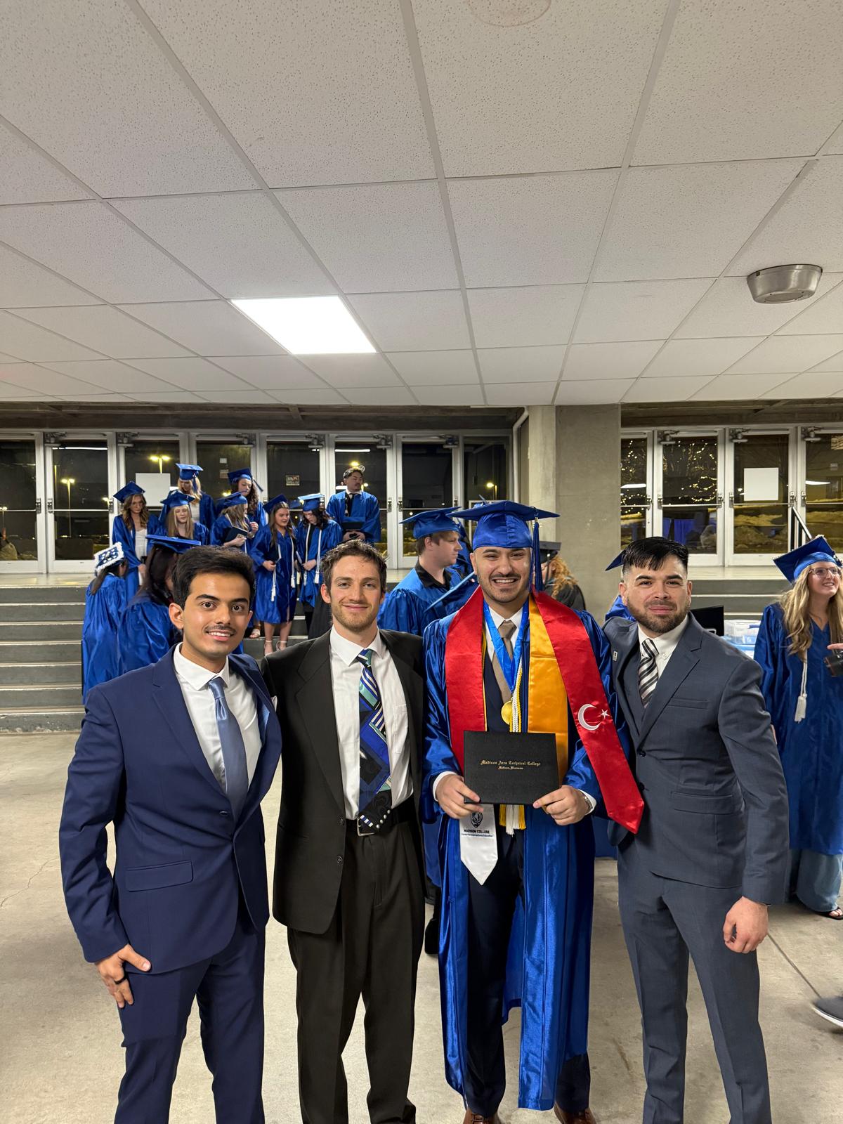 Graduation photo from IT Web Software Development program