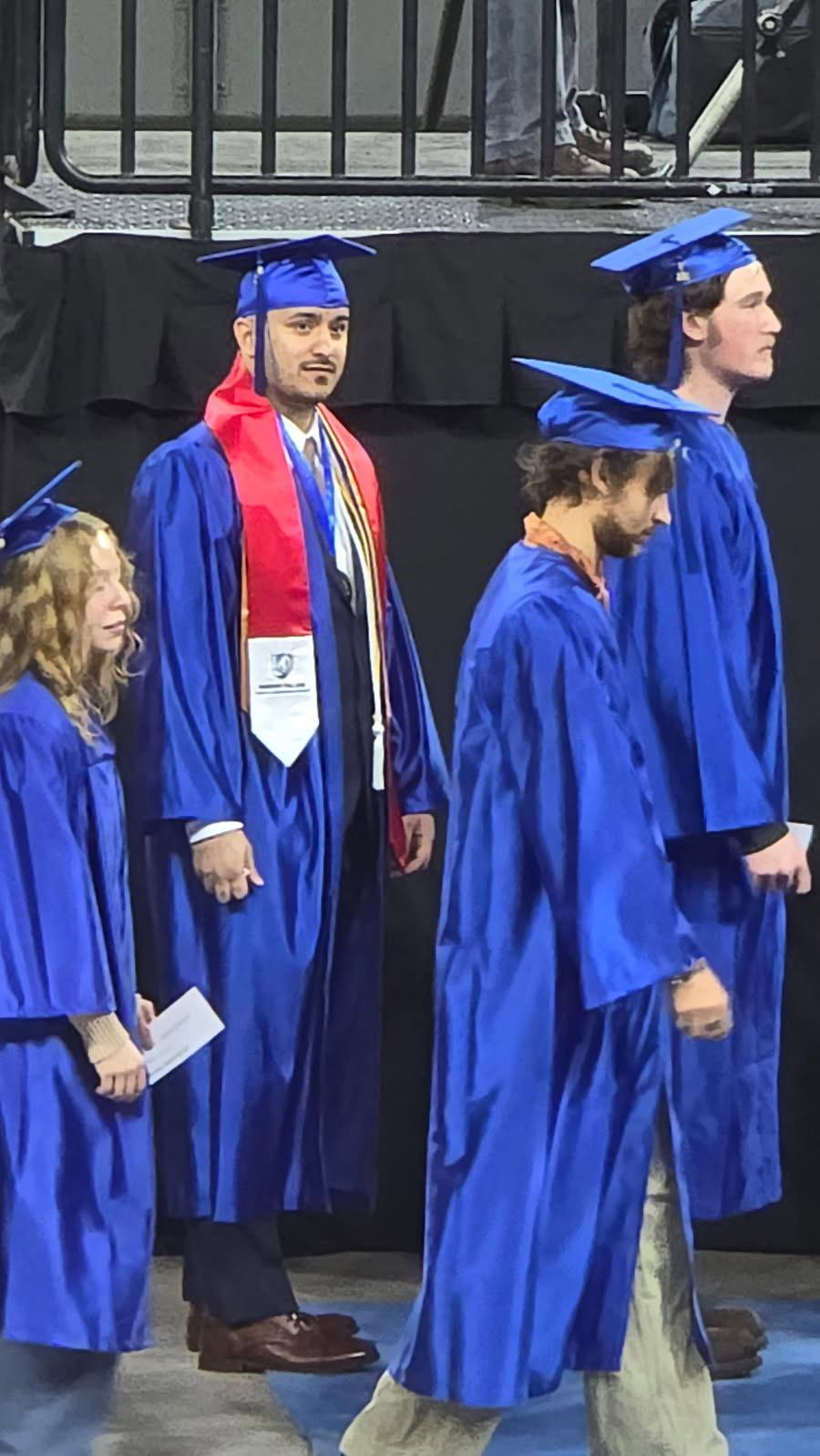 Graduation group photo with friends