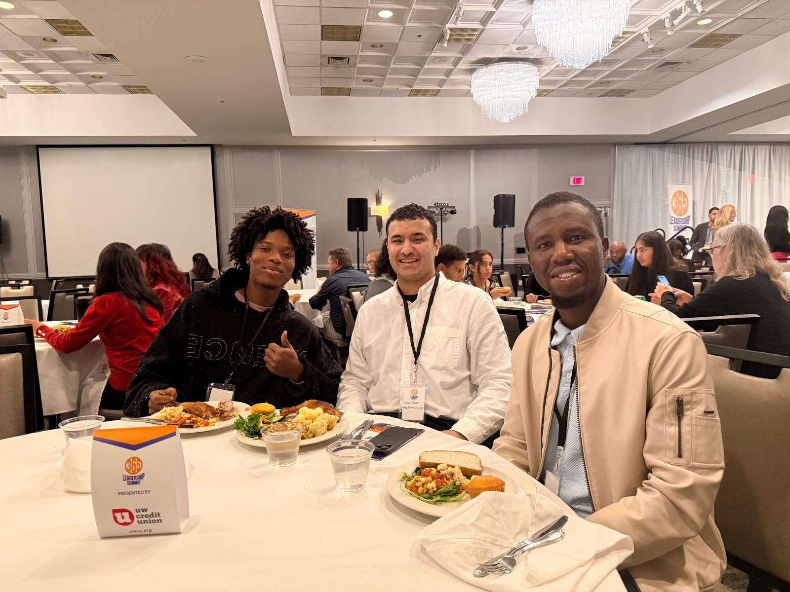 365 Leadership Summit sign and event branding