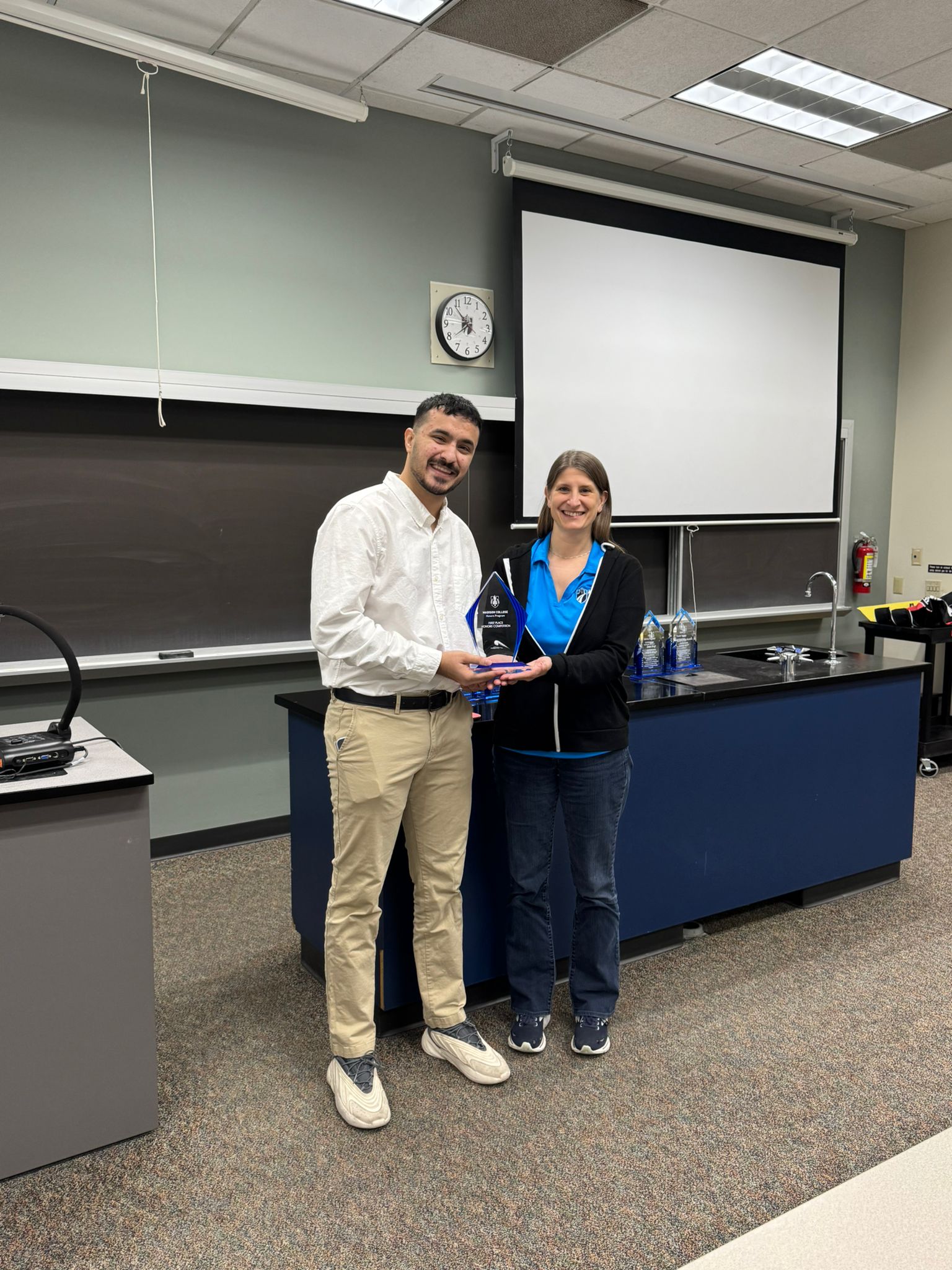 Receiving Honor Award
