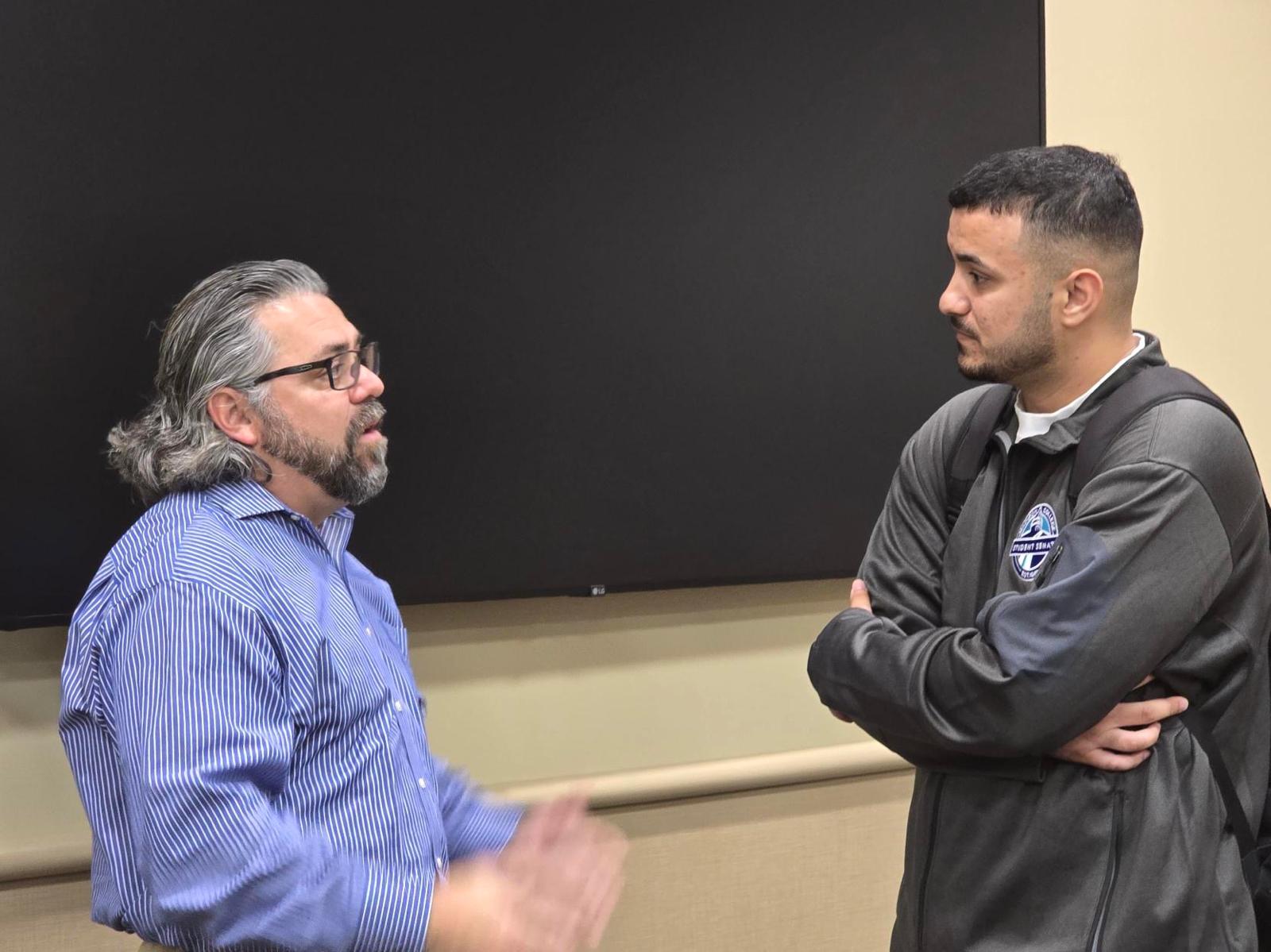 Conversation during the meeting, discussing priorities and proposals