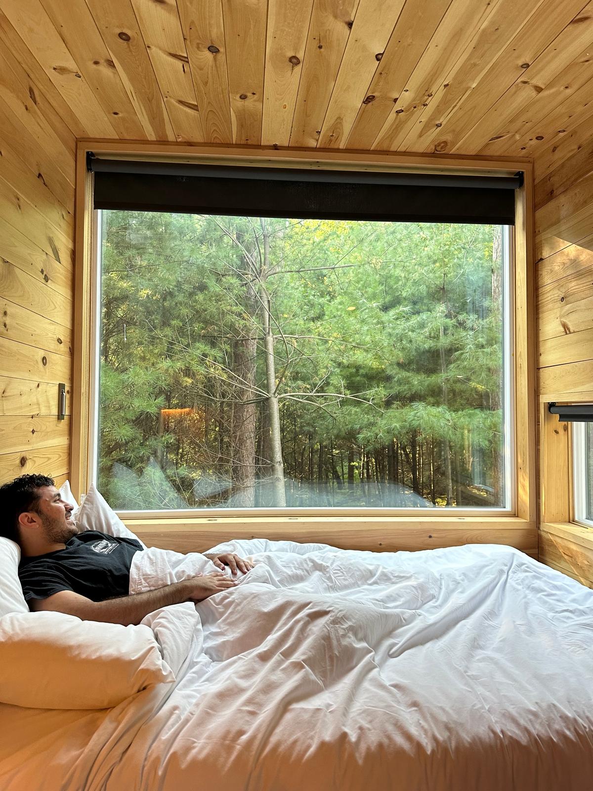 Cabin window view