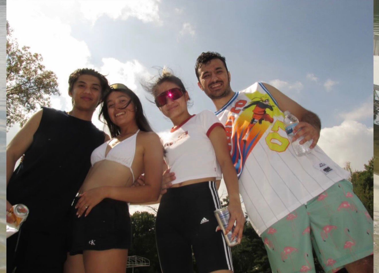 Group photo on the beach