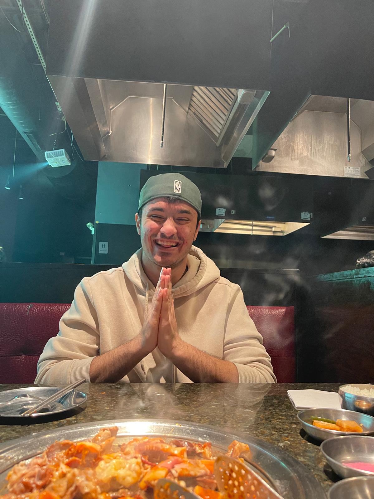 Trying Korean BBQ for the first time