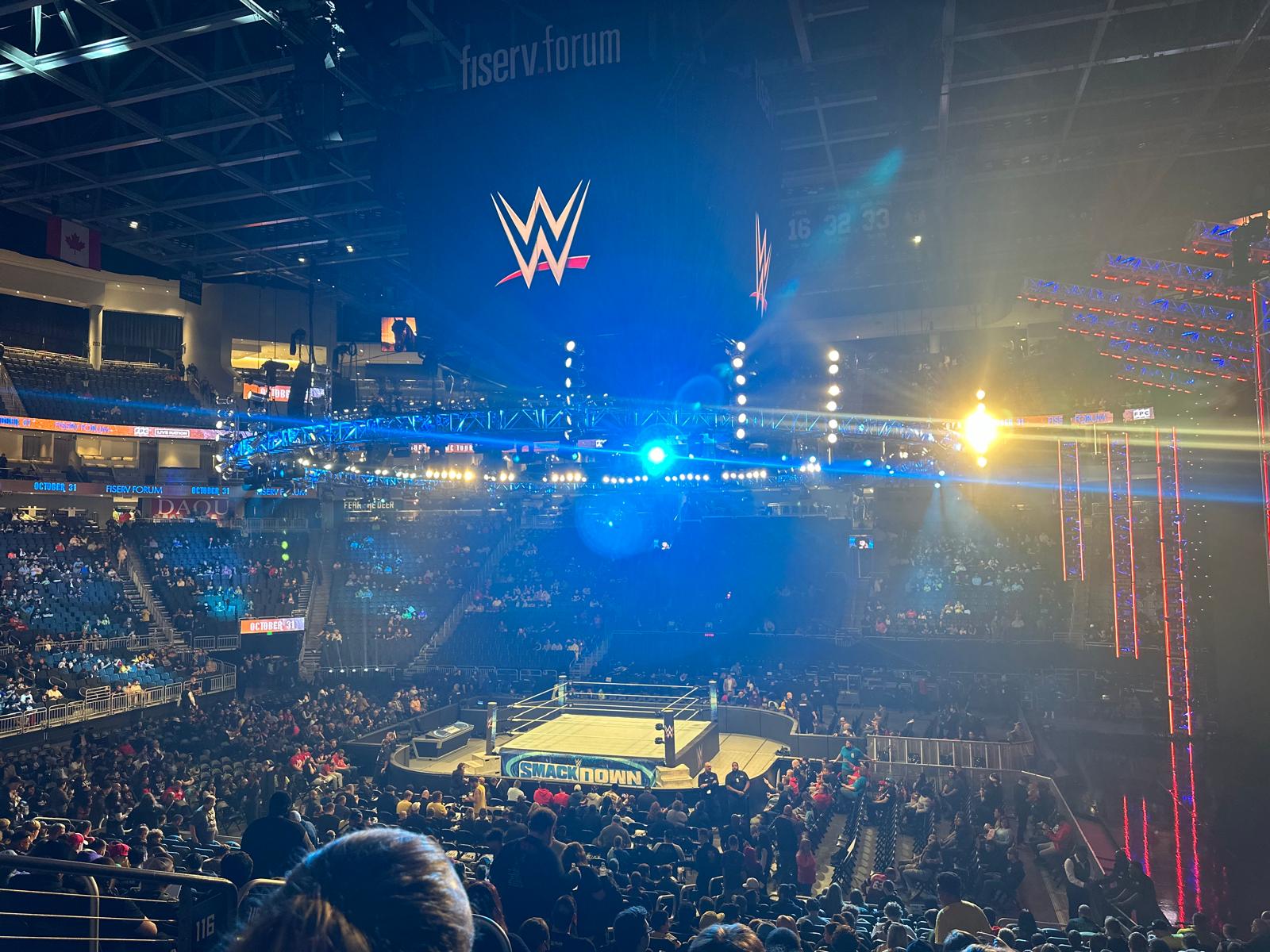 WWE Smackdown arena and crowd